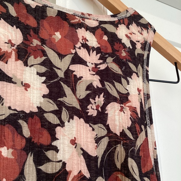 Anthropologie Sleeveless Cutout Slim Column Midi Dress Black Floral NEW Small - Picture 16 of 16